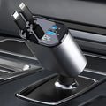 SKOON 120 W Qualcomm Certified Turbo Car Charger (Grey, With USB Cable)